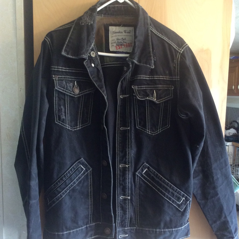 Smoke Rise Denim Jacket Hip Hop